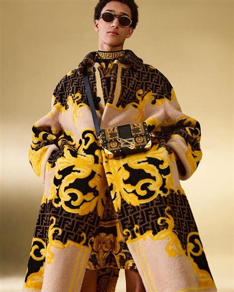 fendi versace coat|Versace and Fendi campaign.